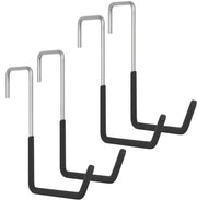 Hanger per oggetto con rivestimento antiscivolo - Peso di carico 22,5 kg - 4 pezzi - Ideali per garage/scuderia/soffitta - Osservazione e stoccaggio