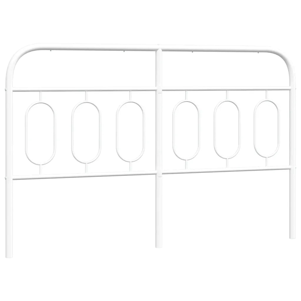 Testiera di Ricambio in Metallo Bianco 140 cm 377199