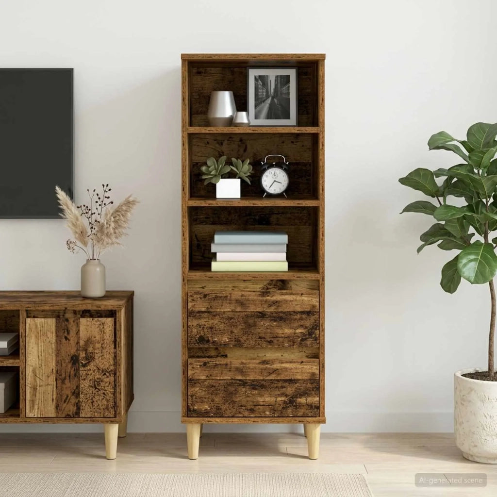 Credenza Legno antico 40 x 36 x 110 cm Legno ingegnerizzato 8009865