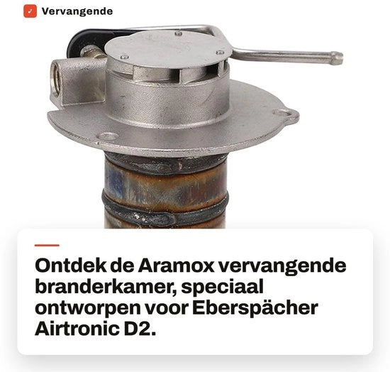 Branderkamer di ricambio per Airtronic D2 - Resistente alla ruggine - Leggero - 310S Acciaio inossidabile - Brander per riscaldamento del veicolo - Per sistemi 12V/24V - Stufa a muro