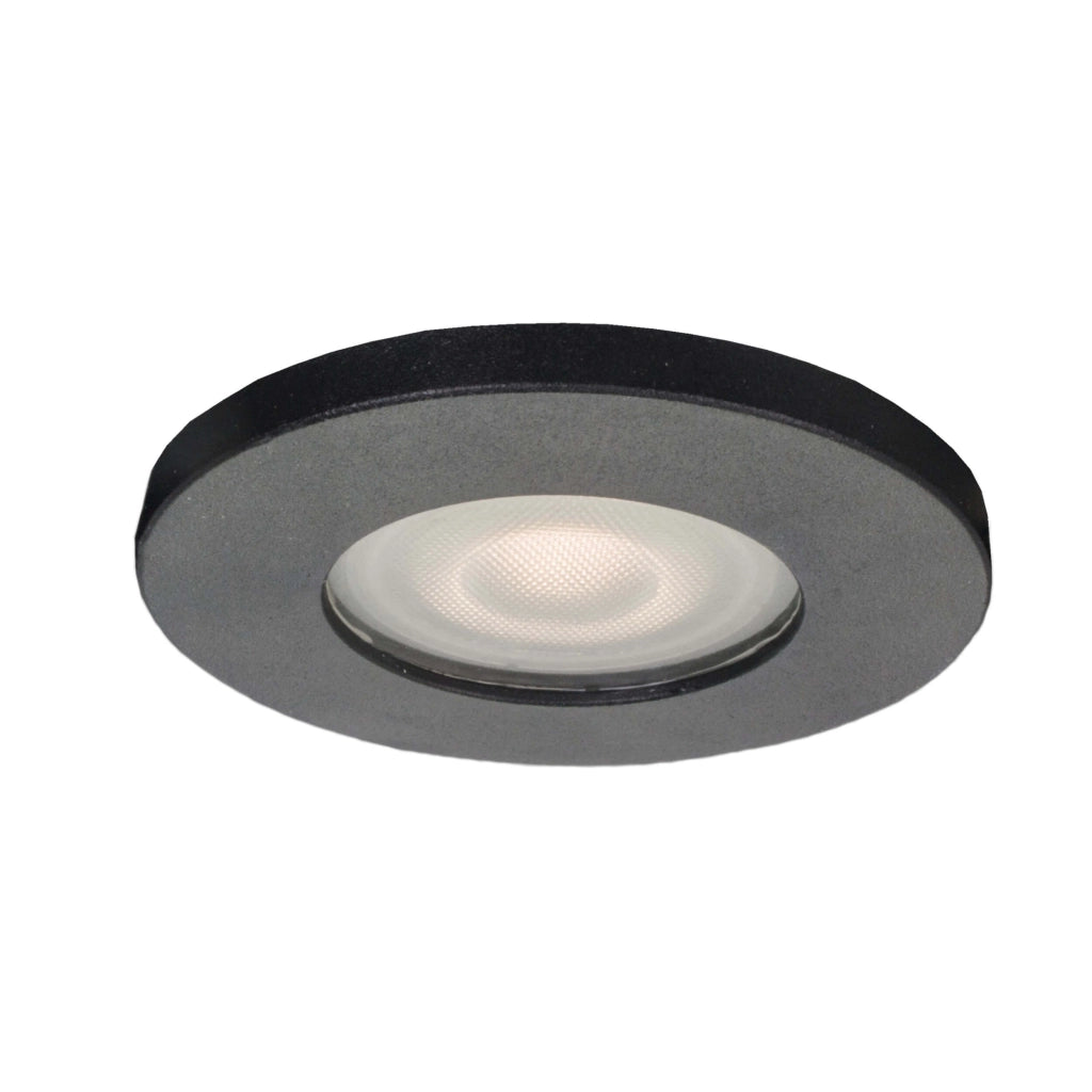 Faretto incasso Lagos tondo GU10 nero IP65 LightPrestige