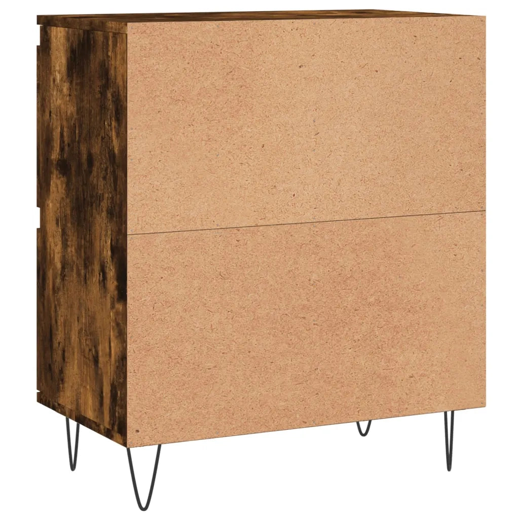 Credenze 3 pz Rovere Fumo in Legno Multistrato 3190202