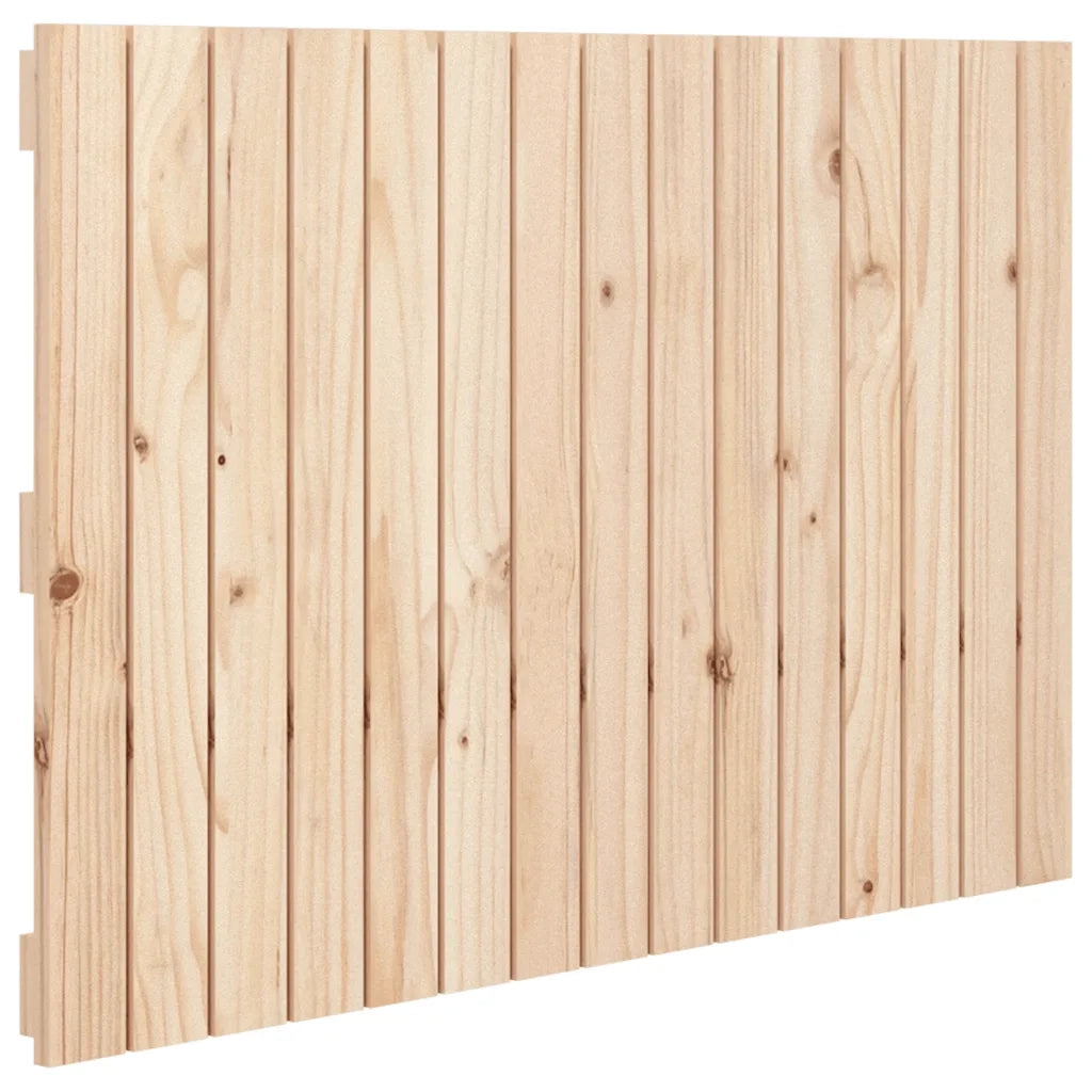 Testiera da Parete 95,5x3x60 cm in Legno Massello di Pino