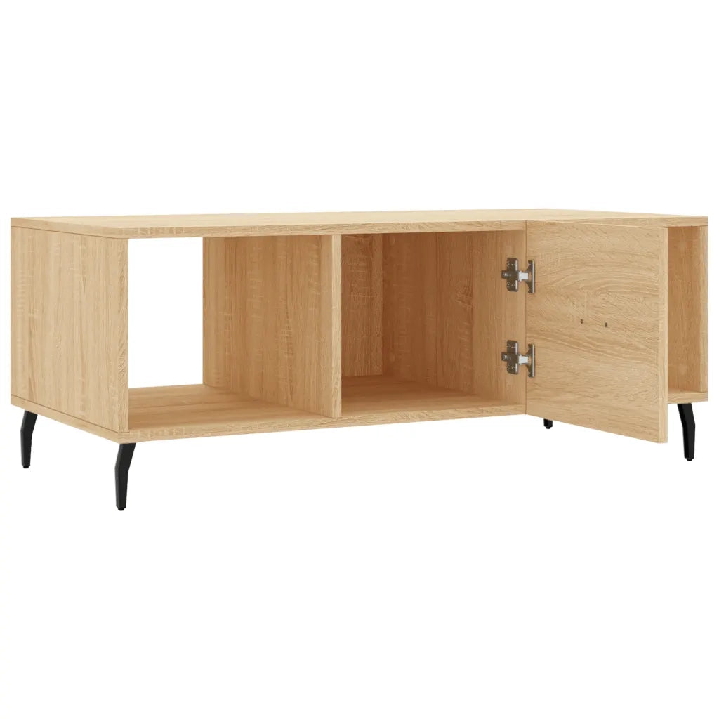 Tavolino da Salotto Rovere Sonoma 102x50x40cm Legno Multistrato 829319