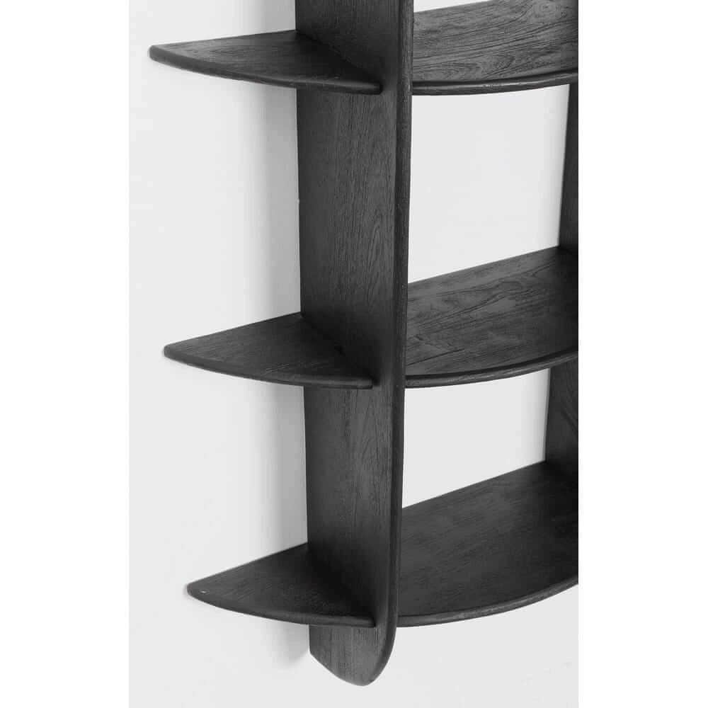 Mensola da Parete in Legno di Mango con 5 Piani - EASTWOOD