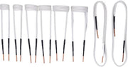 Kit di utensili 8 pezzi - Spazzole per bulloni - Resistente al calore - Resistente all'ossidazione - Nucleo di rame - Spazzole flessibili 750 mm - Induttore di spazzola