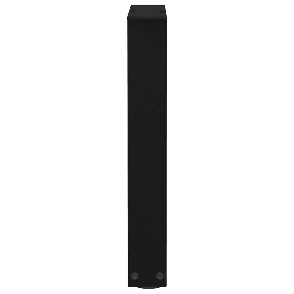 Gambe per Tavolino da CaffÃ¨ a Forma di V 2 pz Nere 38x(42-43,3) cm Acciaio