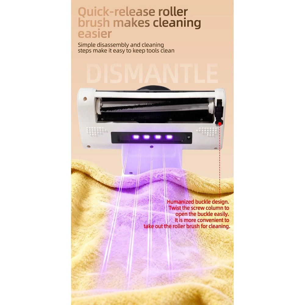 Trade Shop - Aspirapolvere Portatile Multifunzione Intelligente 3in1 Pulizia Profonda Aspira Acari -