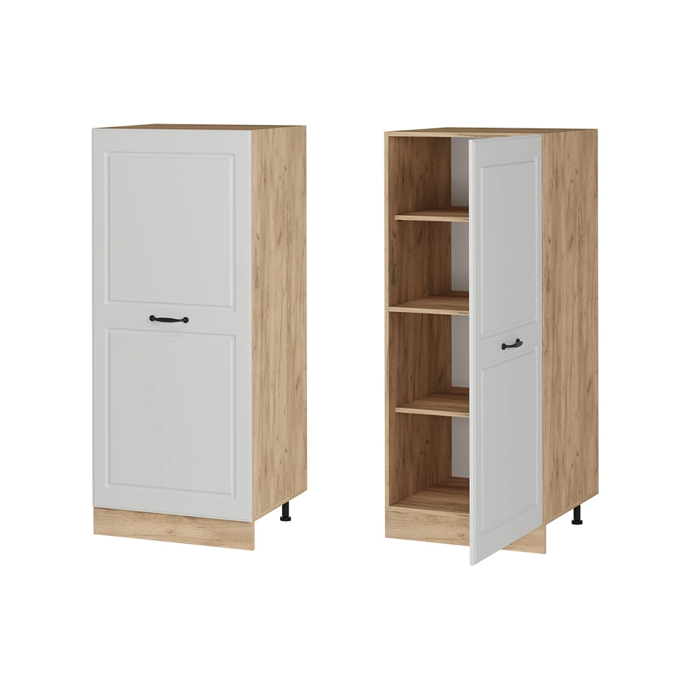 Mobile cucina dispensa R-Line Bianco rustico/Rovere dorato 60 cm Vicco