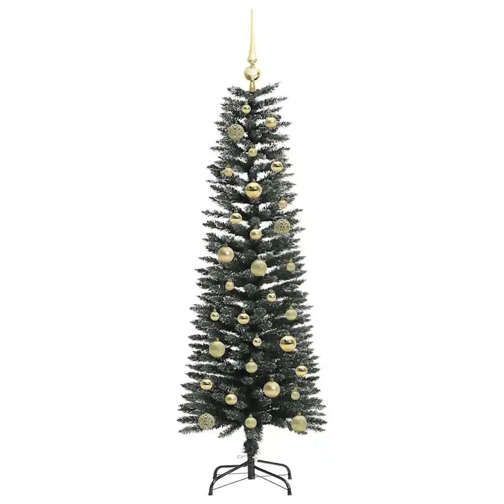 Albero di Natale artificiale con 150 LED Verde 150 cm 3395932