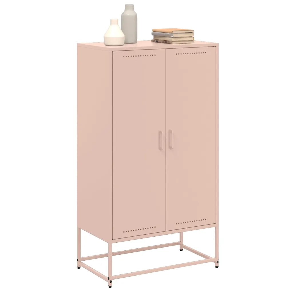 Credenza Rosa 68,5x38,5x123,5 in Acciaio