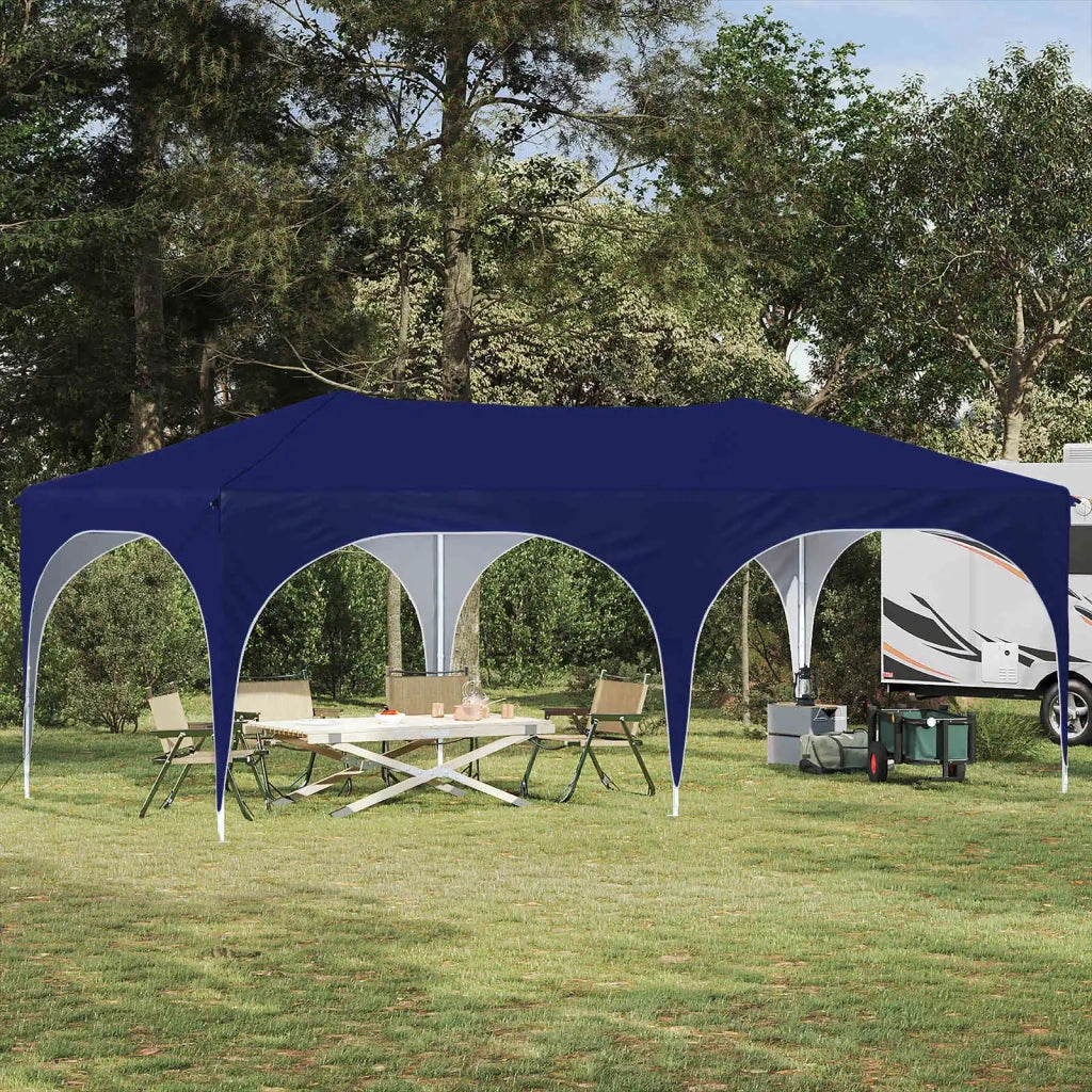 Tenda per feste a pop-up Blu 575 x 288 x 245 cm Tessuto Oxford 42019879