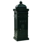 Cassetta postale vintage in alluminio antiruggine verde 02_0041555