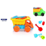 Trade Shop - Set 5 Pezzi Giochi Mare Spiaggia Camion Palette Formine Giocattolo Bambino Bimbo -