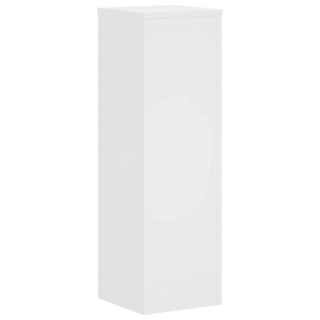 Supporti per Piante 2 pz Bianchi 25x25x80 cm Legno Multistrato 852942