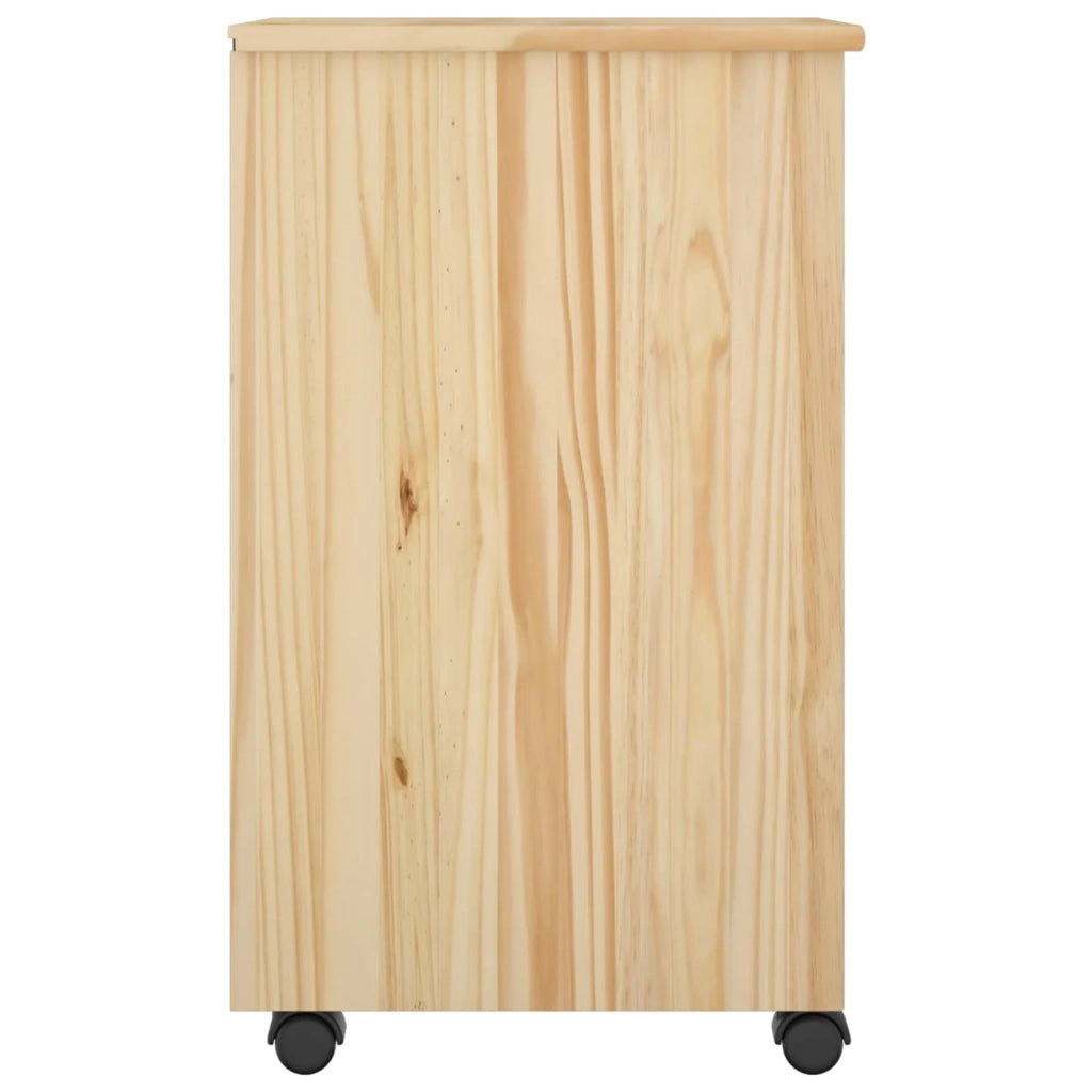 Mobile con Ruote con ruota Marrone 34 x 39 x 65,5 cm 42032391