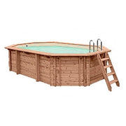 Piscina in legno fuori terra JARDIN 563 Liner sabbia