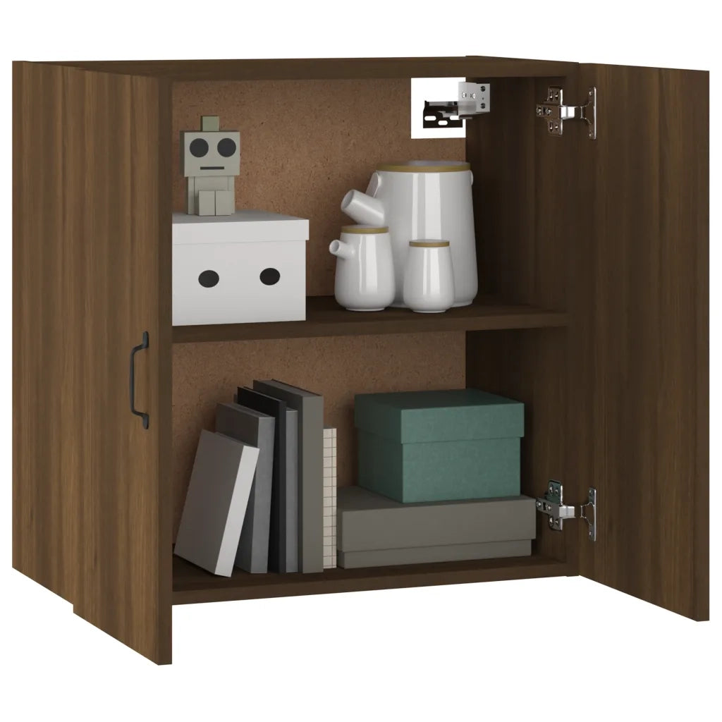Mobile Pensile Rovere Marrone 60x31x60 cmi in Legno Multistrato 817596