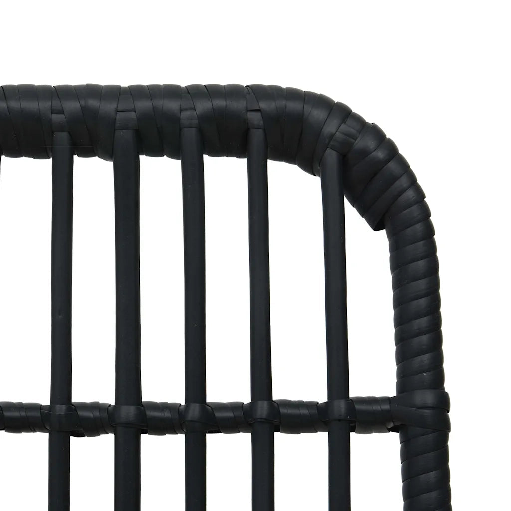 Set da Pranzo da Giardino 5 pz in Polyrattan e Vetro 3060250