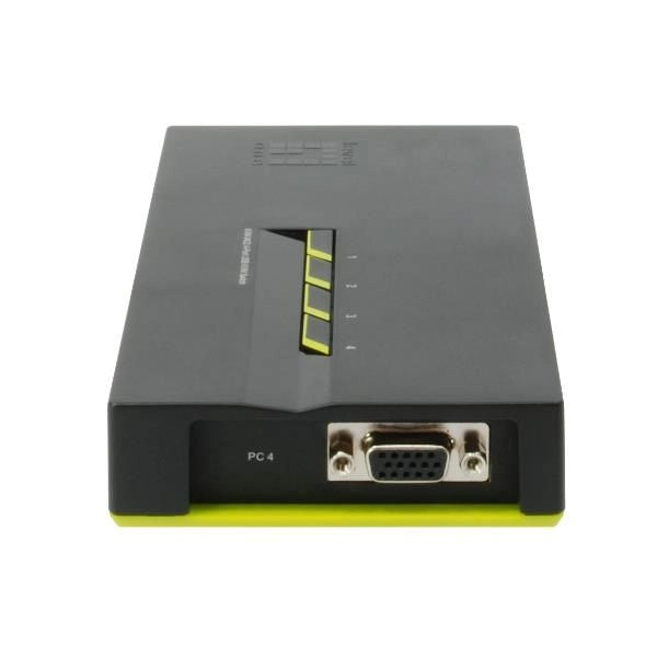 Levelone kvm-0422 switch per keyboard-video-mouse (kvm) nero, verde