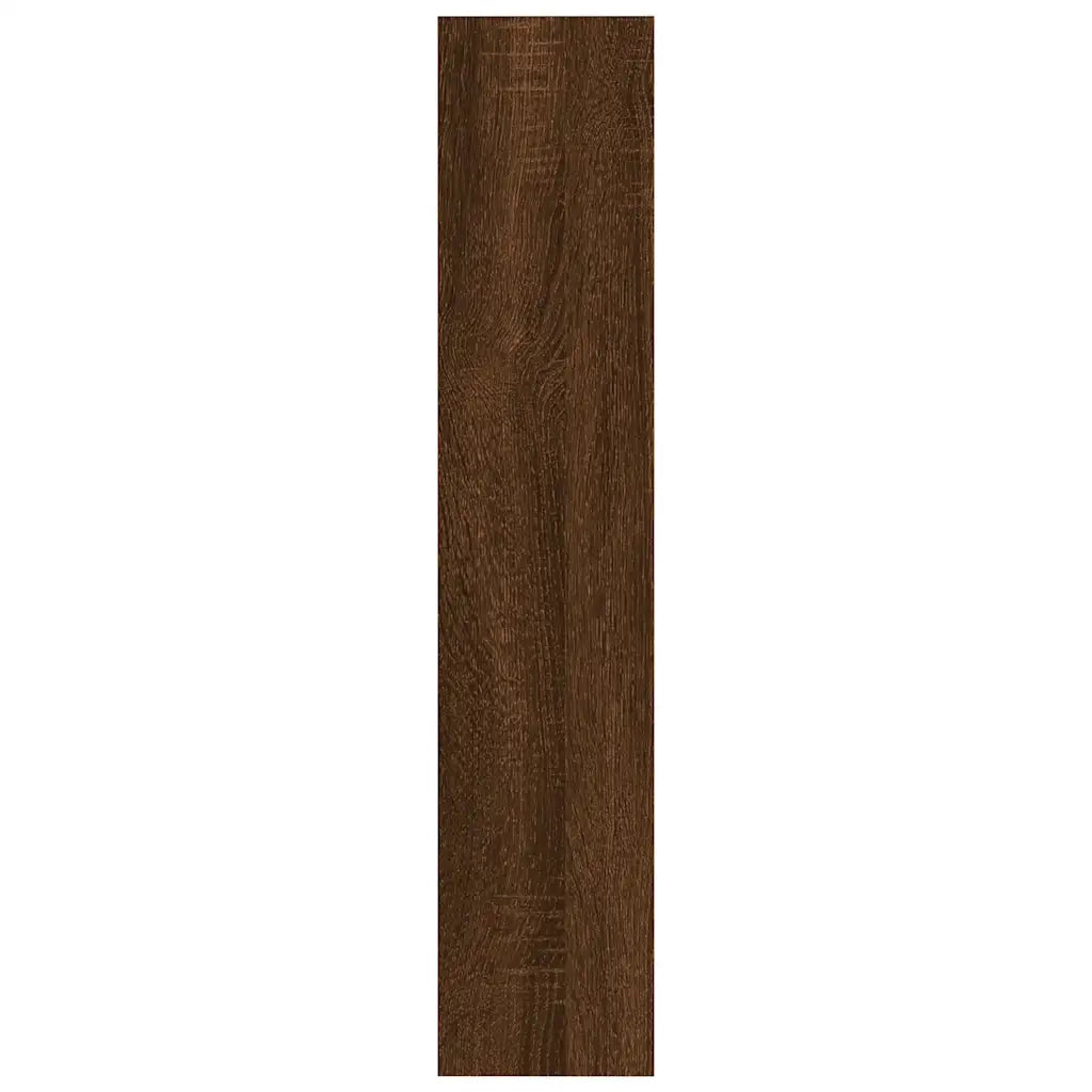 Scaffale a parete | Ripiano a parete | Mensola a parete Rovere Marrone 90x16x78 cm Legno Multistrato