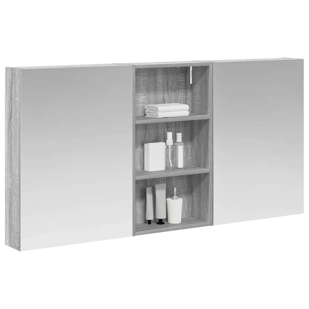 Set di Armadi da Bagno con lo scaffale 3 pcs 140 x 14,5 x 70 cm