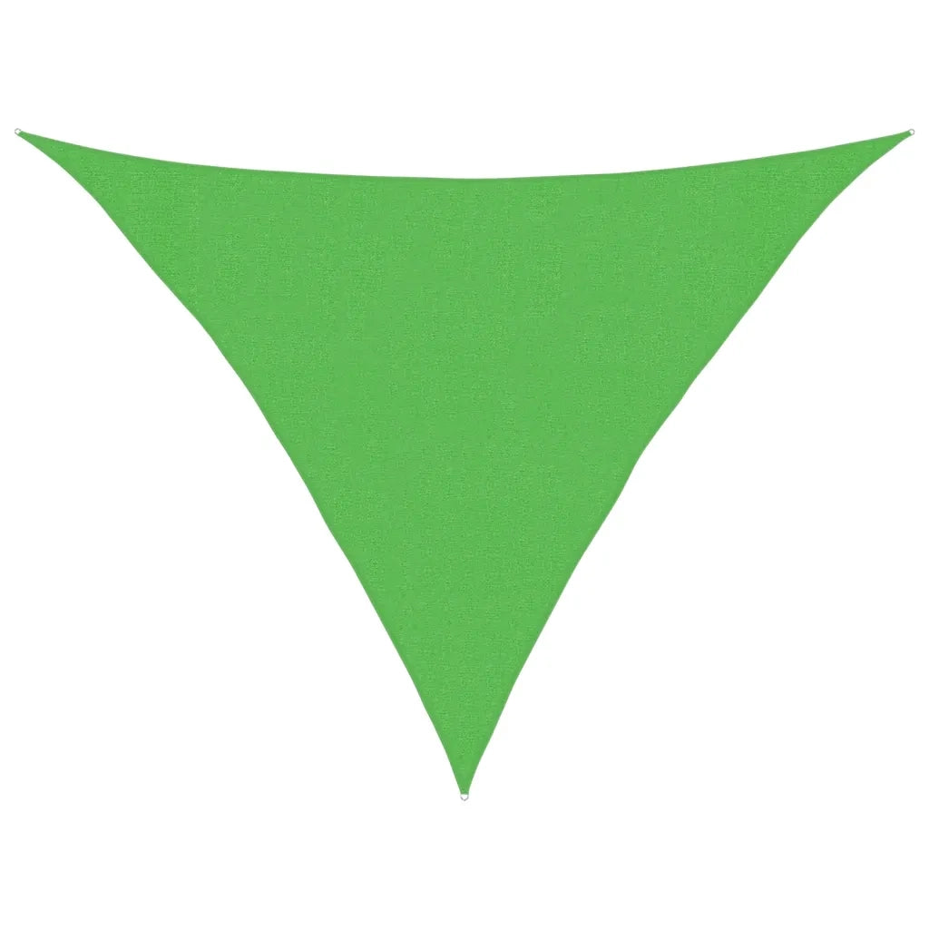 Vela Parasole | Telo Ombra | Vela da ombra 160 g/m2 Verde Chiaro 3x3x4,2 m in HDPE
