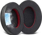 Orecchini di raffreddamento a gel - Schiuma di alta densità morbida - Nero - Adatto per cuffie HyperX Cloud