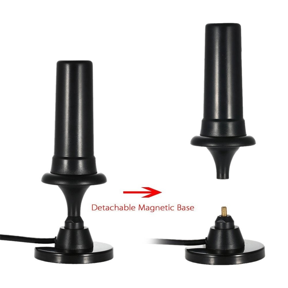 Trade Shop - Antenna Tv Digitale 36dbi Ad Alto Guadagno Full Hd 1080p Vhf Dvb Connettore Iec -
