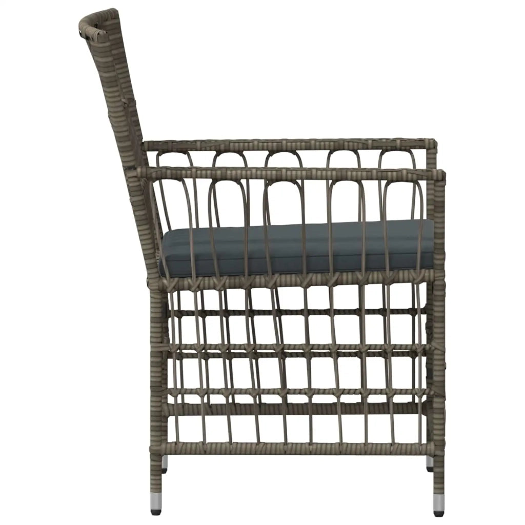 Sedie da giardino 2 pz Grigio 42025129