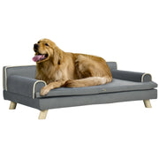 Divano per cani e gatti ¨C zephmum ¨C 100x62x32 cm grigio