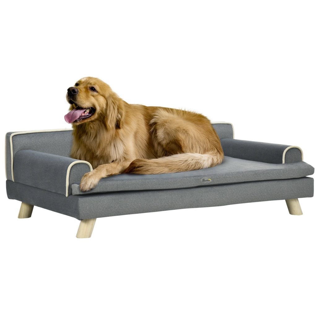Divano per cani e gatti ¨C zephmum ¨C 100x62x32 cm grigio