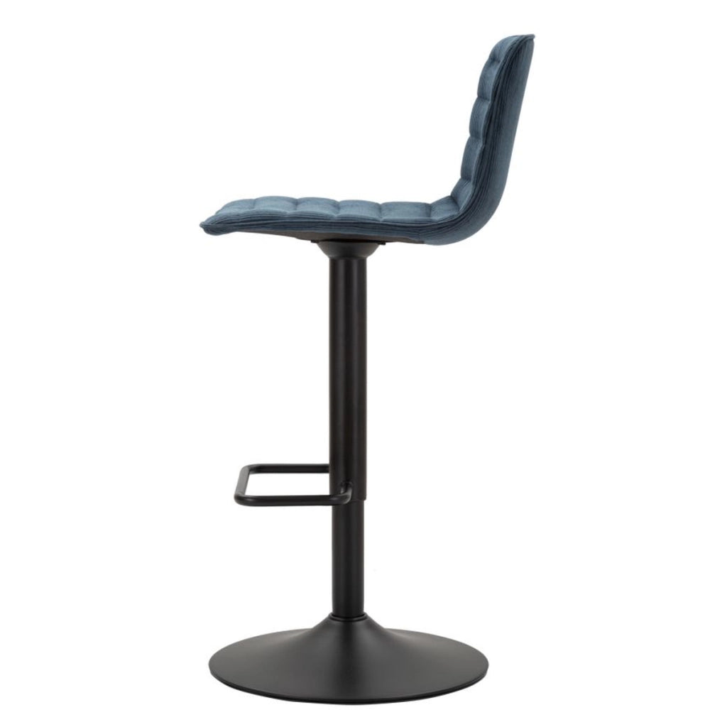 Set di 2 Sgabelli Alti VKH445, Nero, Metallo, 43x49,5x85,5 cm