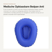 Bidone da bagno con materiale PU di alta qualità - Drenaggio ergonomico con riduzione della pressione - Inflabili - Leggeri - Facili da trasportare - Incluso pompa di aria - Bidet