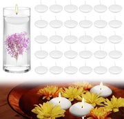 40 candele galleggianti, bianche, 3,8 cm, candele galleggianti, 1 ora, candele galleggianti, bianche, fumogenere, candele galleggianti neutre, ideali per spa, cena (bianche)