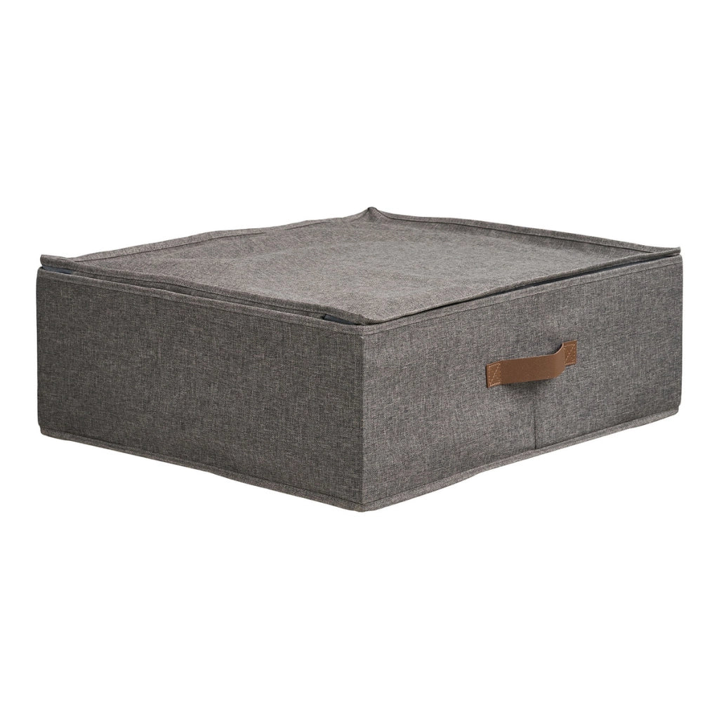 Scatola Portaoggetti Noto, Grigio, Poliestere, 47x56x18 cm