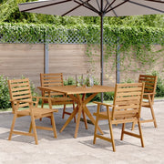Set da Pranzo per Giardino 5 pz in Legno Massello di Acacia 3283570