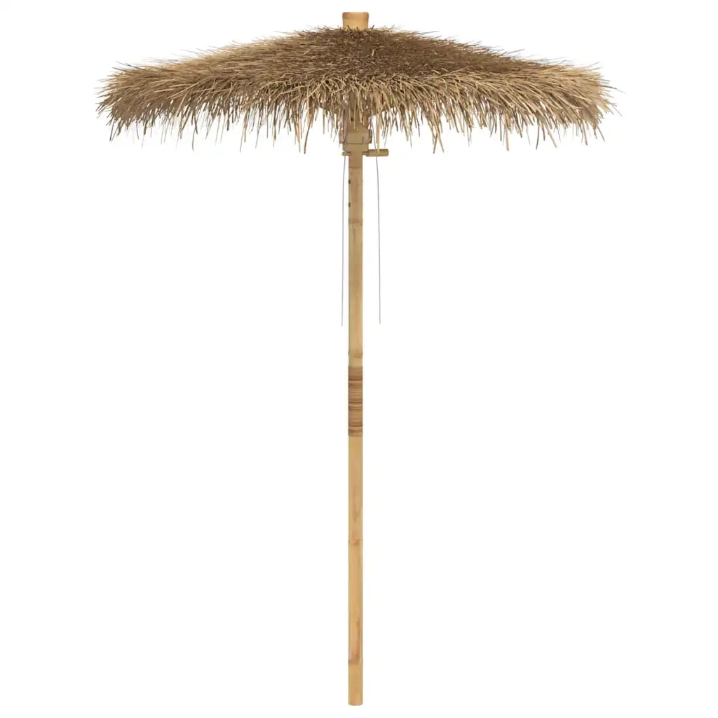 Ombrello Tiki con Baldacchino a Foglia di Banana 150 cm Bambù 4108222