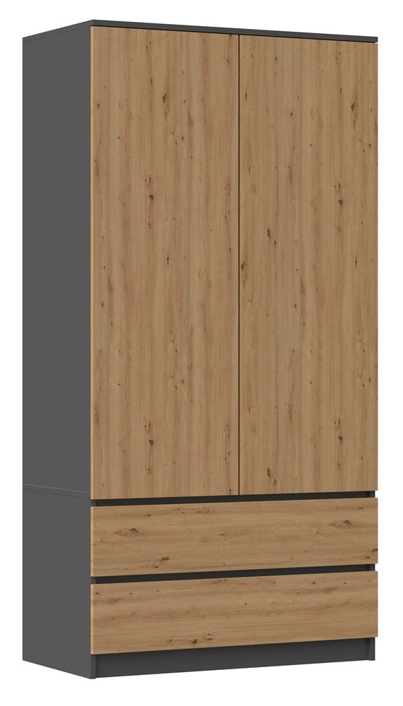 Armadio MALWA SS-90 antracite artisan guardaroba