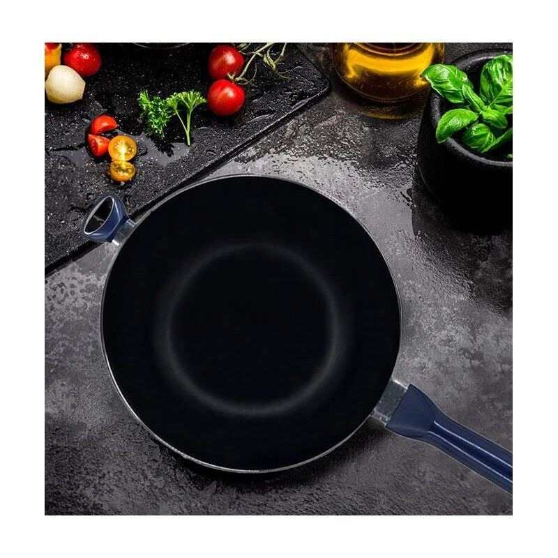 MA MAISON MR CHEF PREMIUM SALTAPASTA CON MANICI CM.32 ANTIADERENTE IN ALLUMINIO CUCINA TRADIZIONALE E INDUZIONE