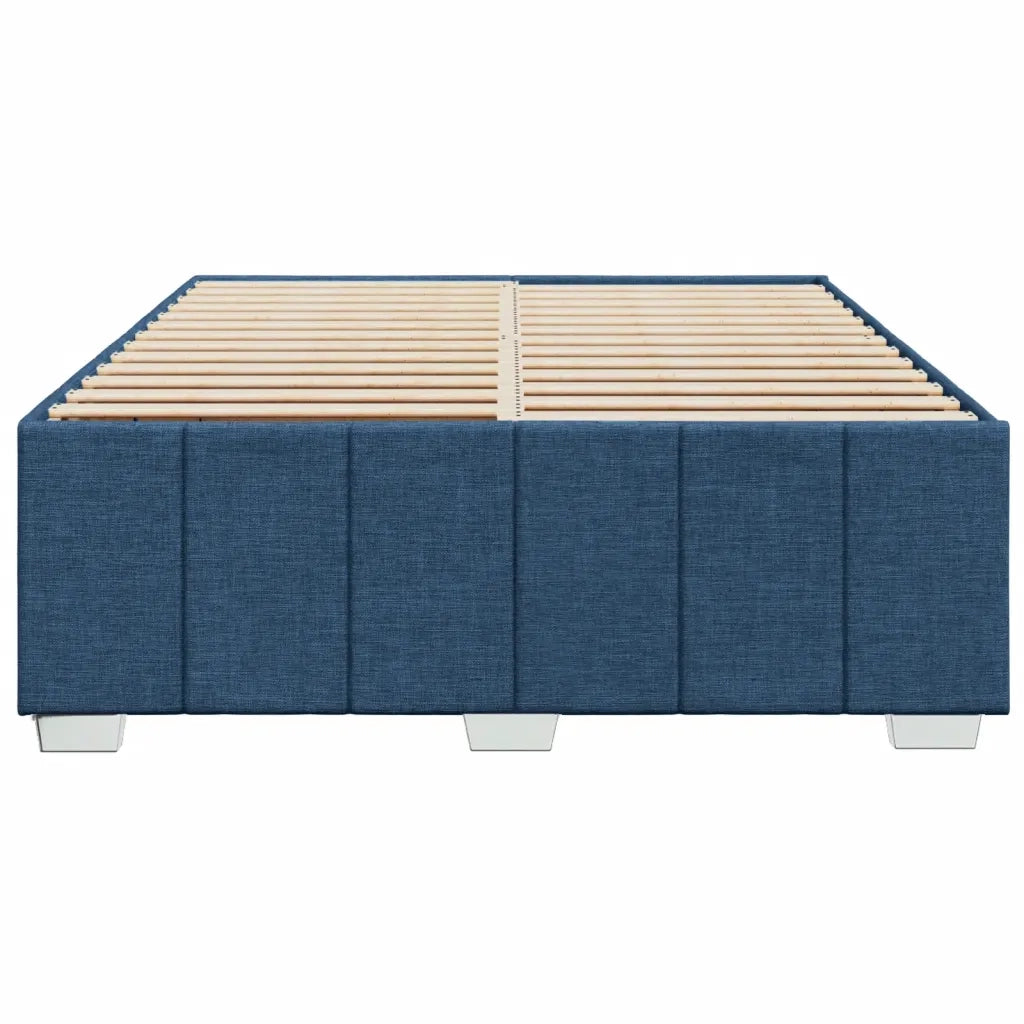 Giroletto senza Materasso Blu 140x200 cm in Tessuto