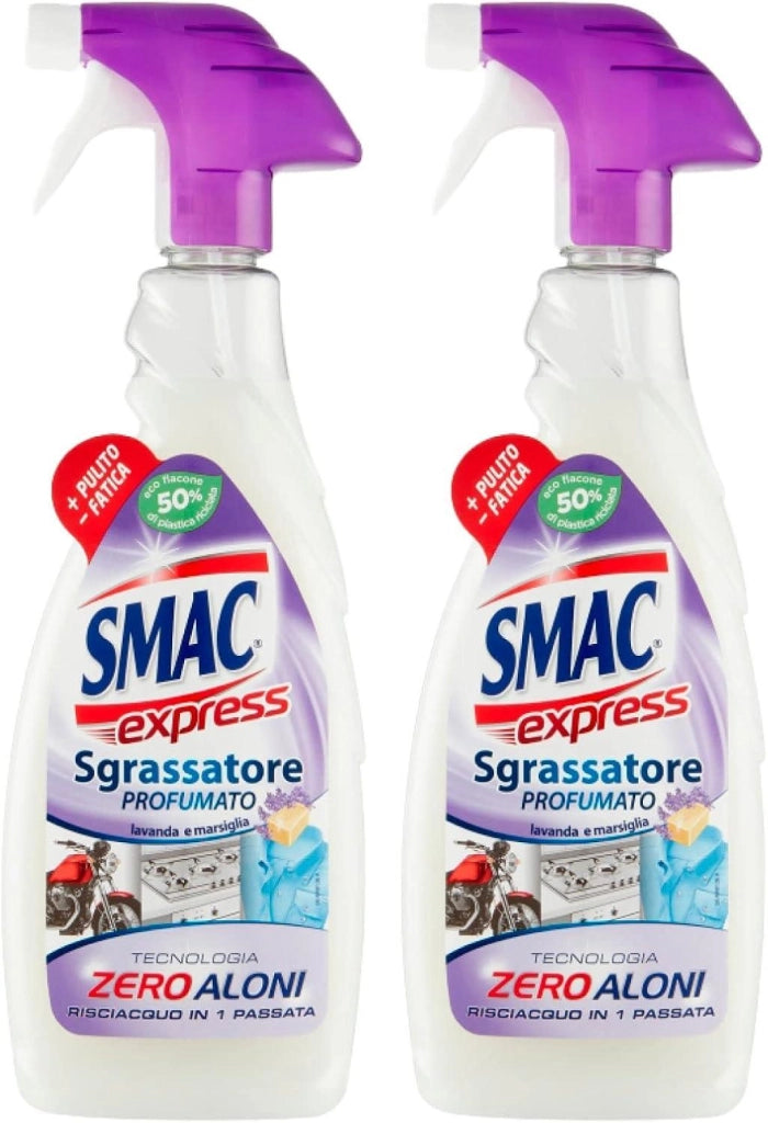 SMAC SET 2 PZ SGRASSATORE PROFUMATO ALLA LAVANDA SPRAY 650 ML
