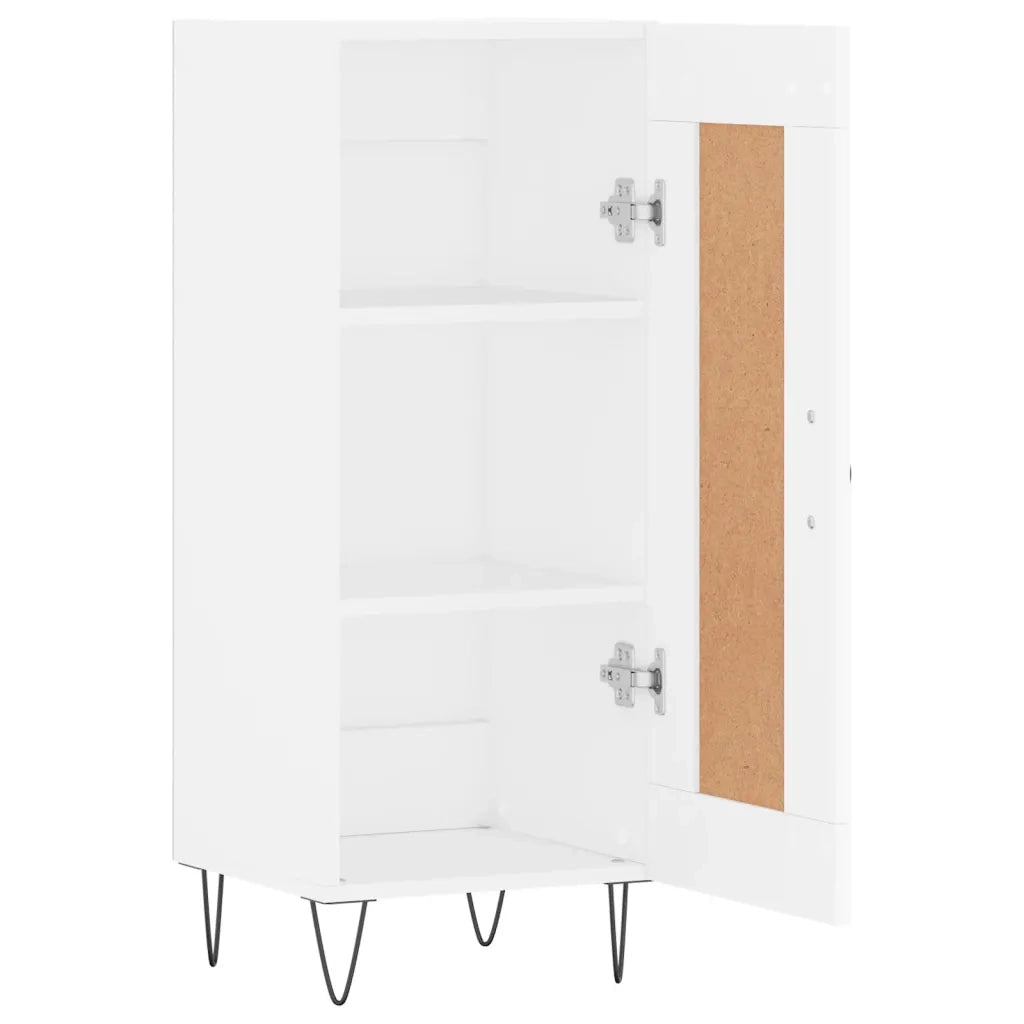 vidaXL Credenza Bianca 34,5x34x90 cm in Legno Multistrato