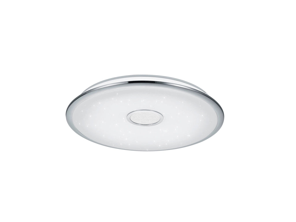Plafoniera da Interno a LED in Plastica Cromo