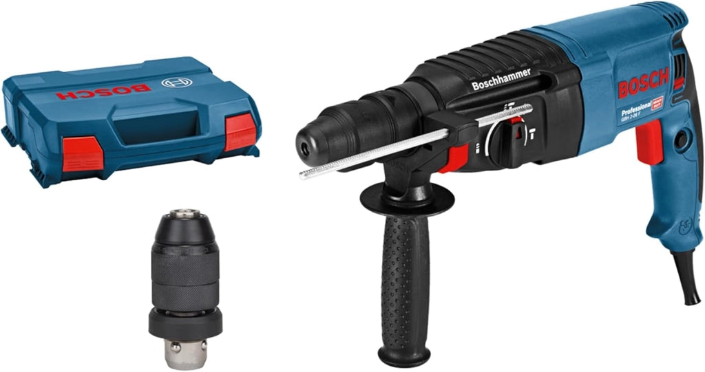Bosch Professional 0 611 2A4 000 Martello Perforatore GBH 2-26 F, Mandrino Intercambiabile SDS Plus, Potenza del Colpo: 2.7 J, in Valigetta, 830 watts, 230 volts