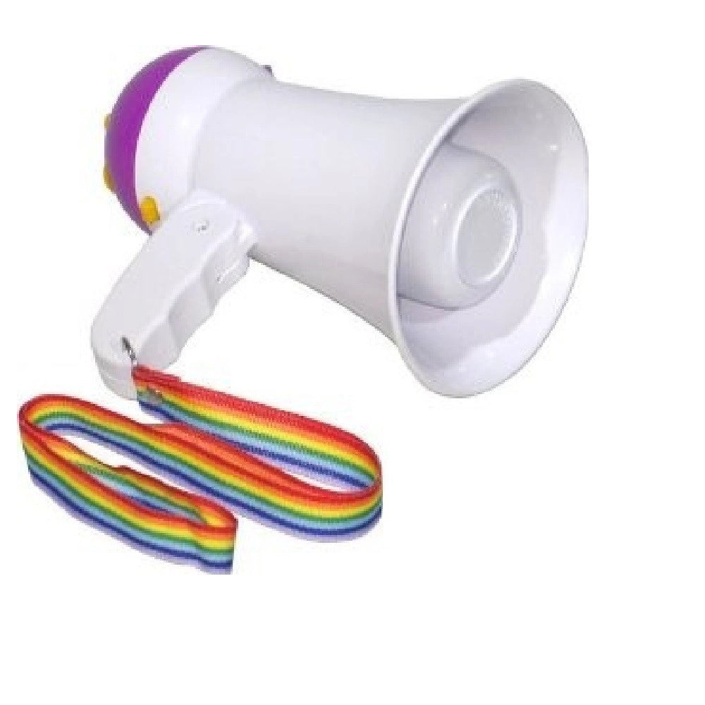 Trade Shop - Mini Megafono Portatile Altoparlante Vocale Musicale Da Viaggio Portata 100 Mt -