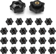 Viti M6 a forma di stella nera - set da 25 pezzi, facilmente sostituibili per mobili e elettrodomestici