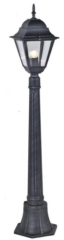 LAMPIONE NEW YORK ALTEZZA CM.110 ALLUMINIO PRESSOFUSO VERNICIATO GRIGIO GHISA 60W