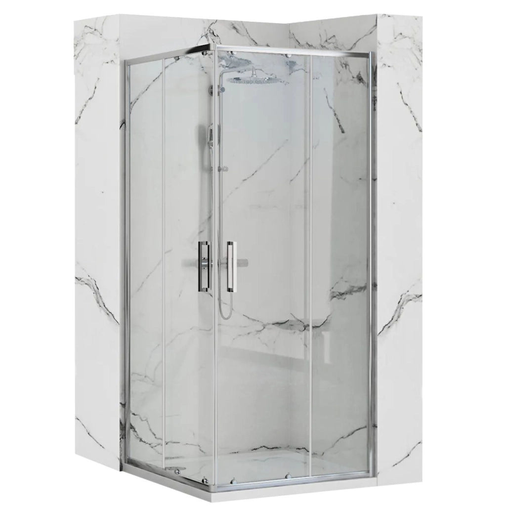 Cabina Doccia Rea Punto 80x80 con piatto doccia Savoy