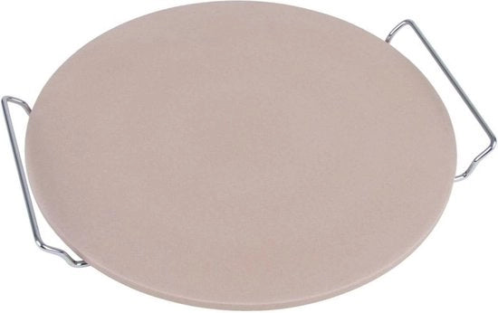 Pietra per pizza da 33 cm per ottime pizze e pane - ideale per un sapore da forno a pietra